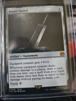 Buster Sword Regular Mythic MtG Final Fantasy 0255 Mythic Near Mint - Image 1