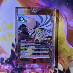 Signed Saitama FOIL UNION ARENA One Punch Man UA35BT/OPM-1-062 SR ☆☆ NM English - Image 3