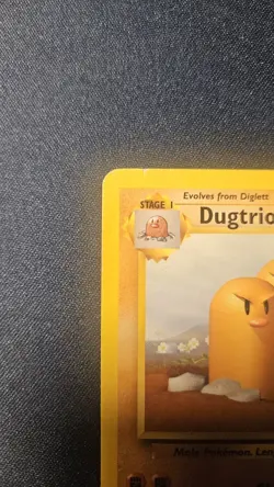 Pokemon Cards TCG: Dugtrio 19/102 Base Set Unlimited Rare Vintage 1999 WOTC - Image 2