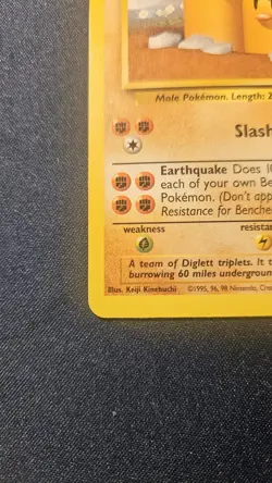 Pokemon Cards TCG: Dugtrio 19/102 Base Set Unlimited Rare Vintage 1999 WOTC - Image 5