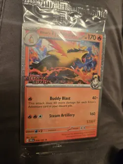 Pokemon TCG Cards Destined Rivals Pre-Release STAFF Promos Sealed (Set of 4) - Image 1