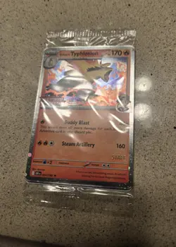 Pokemon TCG Cards Destined Rivals Pre-Release STAFF Promos Sealed (Set of 4) - Image 4