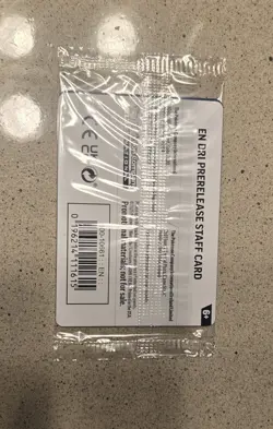 Pokemon TCG Cards Destined Rivals Pre-Release STAFF Promos Sealed (Set of 4) - Image 5