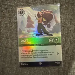Disney Lorcana TCG Fabled 211/204 Goofy Set For Adventure Epic - Image 1