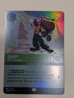 Disney Lorcana Fabled - Goofy Set for Adventure - Epic #211/204 NM - Image 1