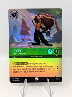 Disney Lorcana Fabled - Goofy - Set for Adventure - EPIC - 211/204 M/NM - Image 1