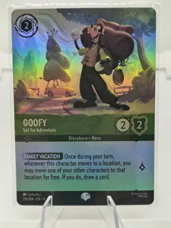 Disney Lorcana Fabled - Goofy - Set for Adventure - EPIC - 211/204 - Image 1