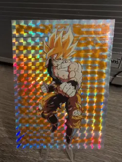 Vintage Official SS Goku 1999 Dragon Ball Z FUNimation Foil Holo JPP/AMADA Card - Image 2