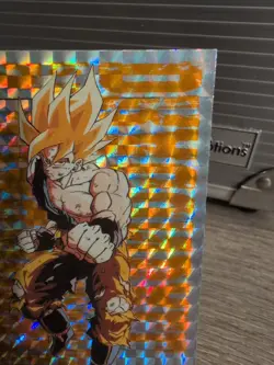 Vintage Official SS Goku 1999 Dragon Ball Z FUNimation Foil Holo JPP/AMADA Card - Image 3