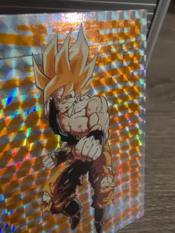 Vintage Official SS Goku 1999 Dragon Ball Z FUNimation Foil Holo JPP/AMADA Card - Image 4