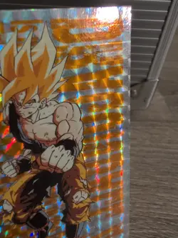 Vintage Official SS Goku 1999 Dragon Ball Z FUNimation Foil Holo JPP/AMADA Card - Image 5