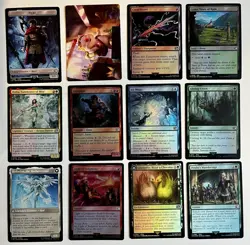 12 Card LOT Magic TheGathering Final Fantasy Rare Full Art Holo Series FFVII - Image 1