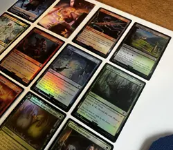 12 Card LOT Magic TheGathering Final Fantasy Rare Full Art Holo Series FFVII - Image 3