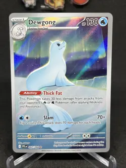 Pokemon TCG Dewgong 097/094 Illustration Rare Card English Phantasmal Flames NM - Image 1