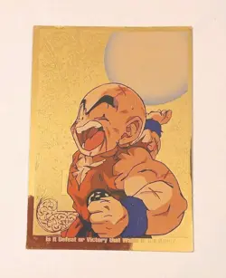 Krillin 1998 Funimation Dragon Ball Z Gold Insert #G3 Anime TCG Card - Image 1