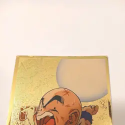 Krillin 1998 Funimation Dragon Ball Z Gold Insert #G3 Anime TCG Card - Image 2