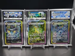 Pokemon Terastal Festival Eevee Evolutions 10 card SAR Set ACE 10 Subgrades - Image 3