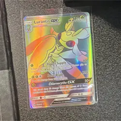 Pokemon Lurantis GX Secret Rare Full Art Holo SM Base Set Card 150/149 English - Image 1