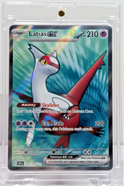 2024 Latias EX 220/191 Surging Sparks Full Art Ultra Rare Pokemon Card - Mint/NM - Image 3