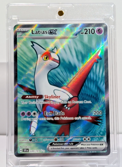 2024 Latias EX 220/191 Surging Sparks Full Art Ultra Rare Pokemon Card - Mint/NM - Image 4