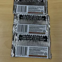 Lot Of 3 Topps Pokemon THE FIRST MOVIE Pack Cards Foil Black Logo Sealed - Image 5