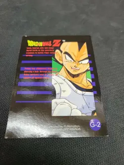 1999 FUNimation Dragon Ball Z # G-2, Goku Gold Foil Chase Trading Card - Image 2