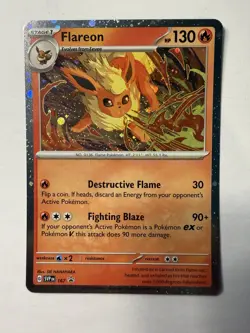 Flareon - (Cosmos Holo) Promo SV: Scarlet & Violet Promo Cards 167 NM holo - Image 1