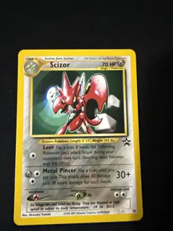 Scizor Promo 33 Black Star Promo Card WOTC, Rare Pokemon - Image 1