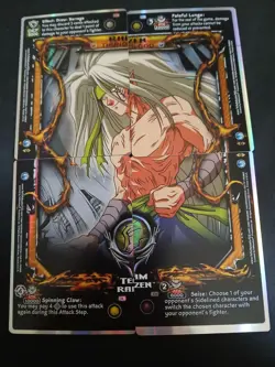 Yu Yu Hakusho TCG - Raizen, Thunder God - Complete King Set 4 Cards Near Mint - Image 1