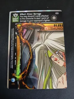 Yu Yu Hakusho TCG - Raizen, Thunder God - Complete King Set 4 Cards Near Mint - Image 2