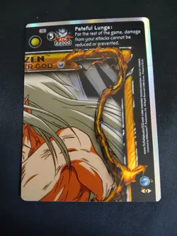 Yu Yu Hakusho TCG - Raizen, Thunder God - Complete King Set 4 Cards Near Mint - Image 4