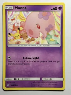 Munna SM - Unified Minds 88/236 LP-NM Pokemon Card - Image 1