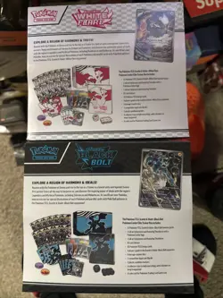 Pokemon Center Black Bolt & White Flare Elite Trainer Box ETB Set New Sealed - Image 2
