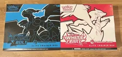 Pokemon Center Black Bolt & White Flare Elite Trainer Box ETB Set New Sealed - Image 1