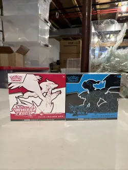 Pokemon Center Black Bolt & White Flare Elite Trainer Box ETB Set New Sealed - Image 1