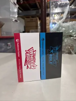 Pokemon Center Black Bolt & White Flare Elite Trainer Box ETB Set New Sealed - Image 5