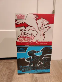 Pokemon Center Black Bolt & White Flare Elite Trainer Box ETB Set Sealed New - Image 1