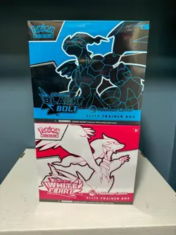 Pokemon Center Black Bolt & White Flare Elite Trainer Box ETB Set New Sealed - Image 1