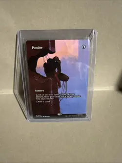 MTG - Ponder (Borderless) Marvel Universe Eternal-Legal Regular - Image 1