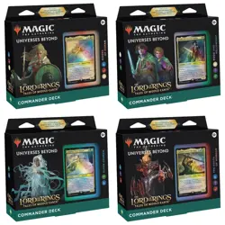 MTG The Lord Of The Rings Tales Of Middle Earth Commander Deck Set of 4 - Image 2