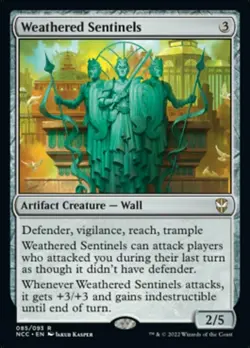 1x Weathered Sentinels NM-Mint, English Commander: Streets of New Capenna MTG Ma - Image 1