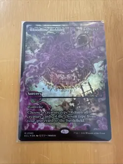 Bloodline Bidding (Showcase) Lorwyn Eclipsed Foil ECL #0385 MTG Magic - Image 1