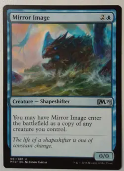 Mirror Image *Uncommon* Magic MtG x1 Core 2019 M19 - Image 1