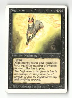 Nightmare Revised Edition # Rare Magic the Gathering - Image 1