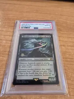 Sephiroth, Fabled Soldier Mtg Final Fantasy Pre Release Promo PSA 10 Pop 5 - Image 1