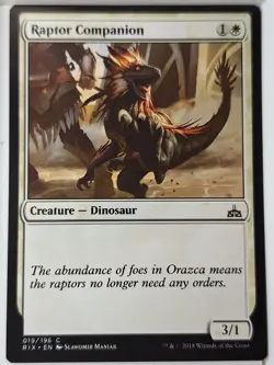 Raptor Companion - Rivals of Ixalan - Magic the Gathering MTG Nice! - Image 1
