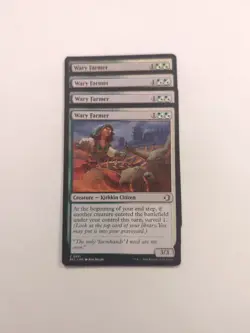 (4) Wary Farmer *PLAYSET* Lorwyn Eclipsed Regular NM MTG - Image 1
