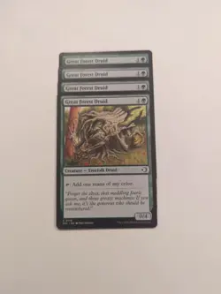 (4) Great Forest Druid *PLAYSET* Lorwyn Eclipsed Regular NM MTG - Image 1