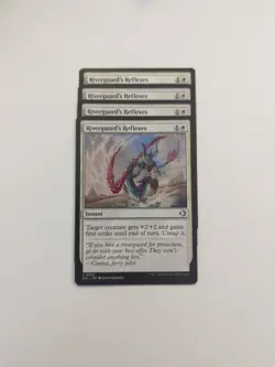 (4) Riverguard's Reflexes *PLAYSET* Lorwyn Eclipsed Regular NM MTG - Image 1