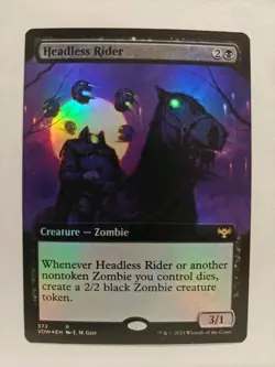 Headless Rider (Extended Art) (Foil) MTG Innistrad: Crimson Vow (VOW) - Image 1